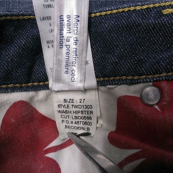 SOLD Lucky Lola Straight Womens 4/27 Short #915 - Picture 7 of 8